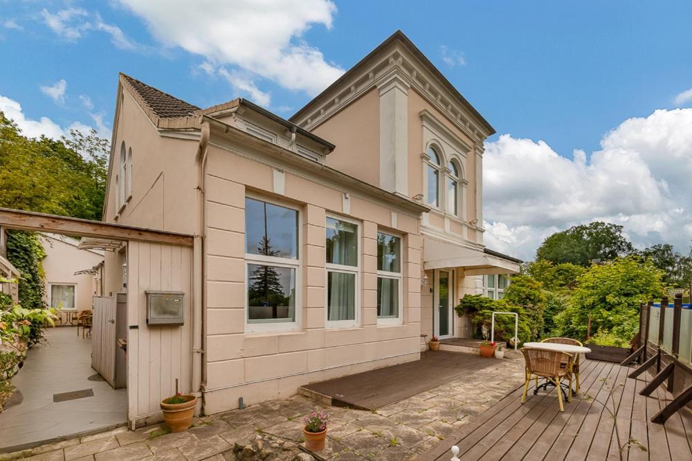 Ferienwohnung Am Schlosspark Gluecksburg Exterior photo
